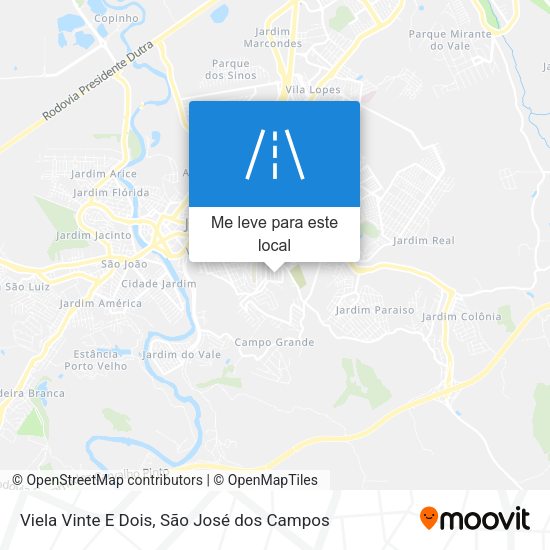 Viela Vinte E Dois mapa