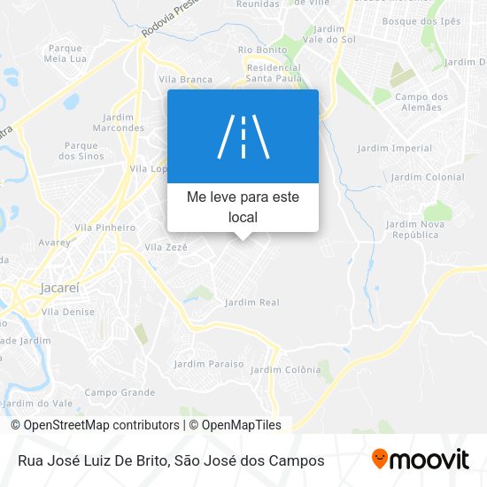 Rua José Luiz De Brito mapa