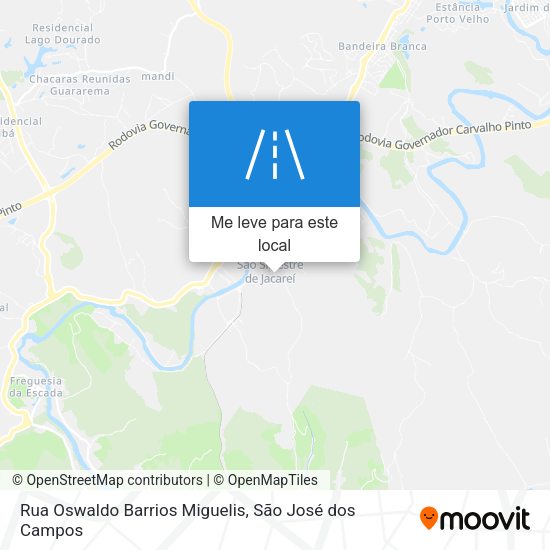 Rua Oswaldo Barrios Miguelis mapa