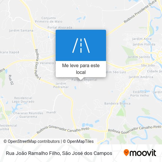 Rua João Ramalho Filho mapa