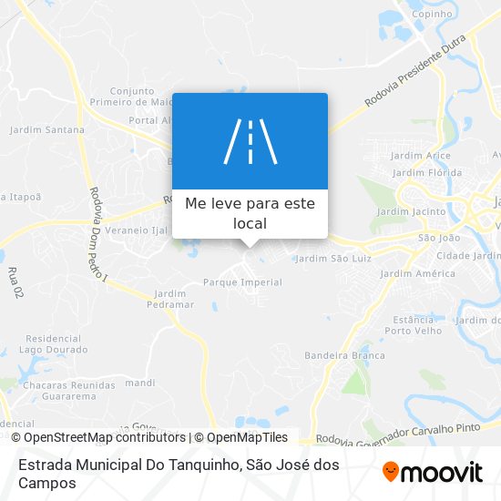 Estrada Municipal Do Tanquinho mapa