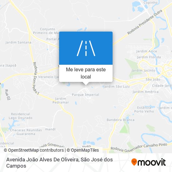 Avenida João Alves De Oliveira mapa