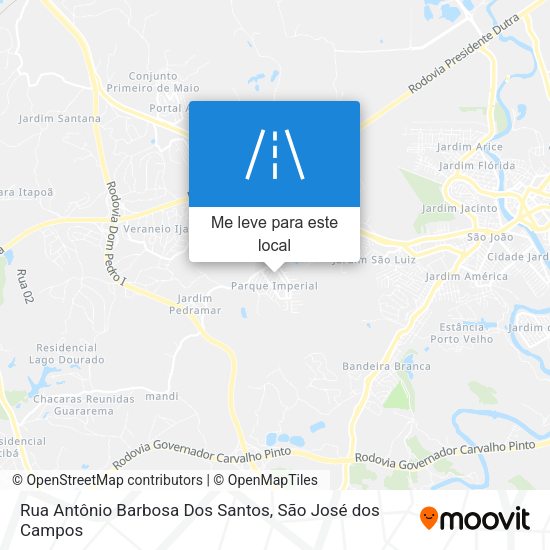 Rua Antônio Barbosa Dos Santos mapa