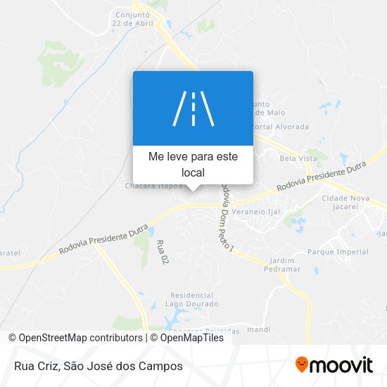 Rua Criz mapa