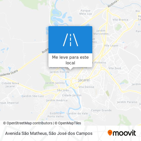 Avenida São Matheus mapa