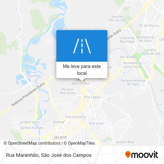 Rua Maranhão mapa