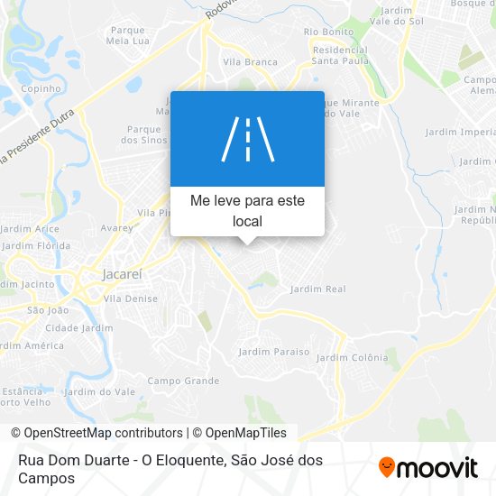 Rua Dom Duarte - O Eloquente mapa