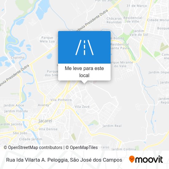Rua Ida Vilarta A. Peloggia mapa