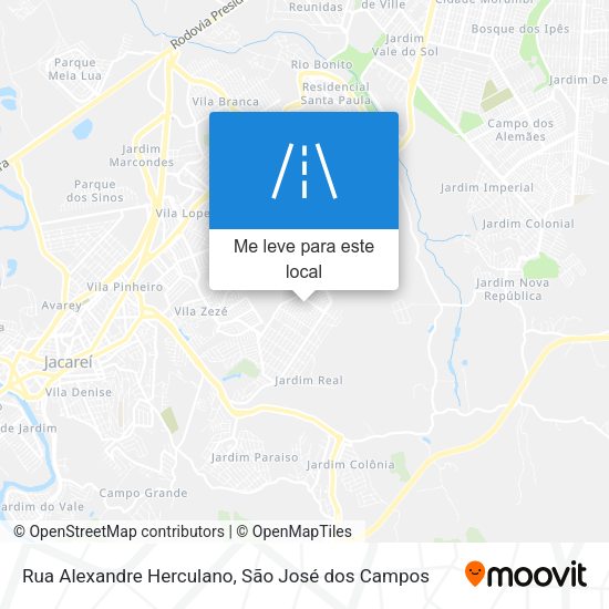 Rua Alexandre Herculano mapa