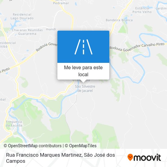 Rua Francisco Marques Martinez mapa