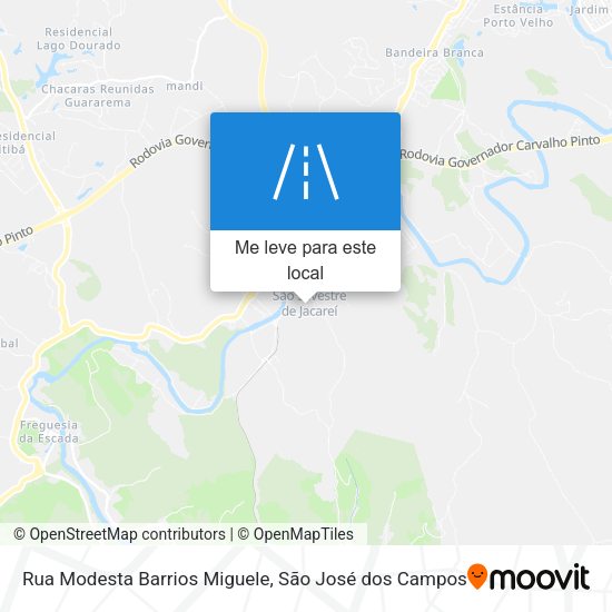 Rua Modesta Barrios Miguele mapa