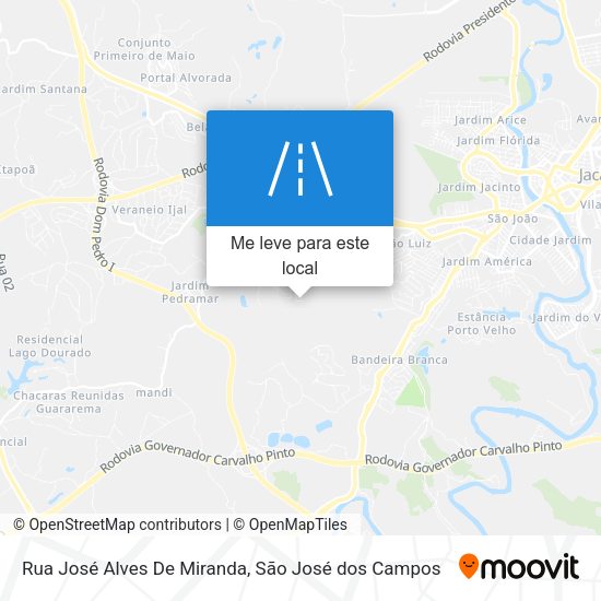 Rua José Alves De Miranda mapa
