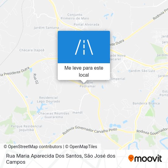 Rua Maria Aparecida Dos Santos mapa