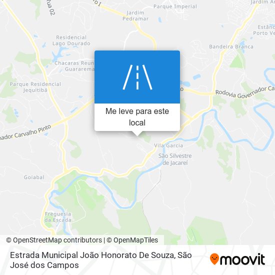 Estrada Municipal João Honorato De Souza mapa