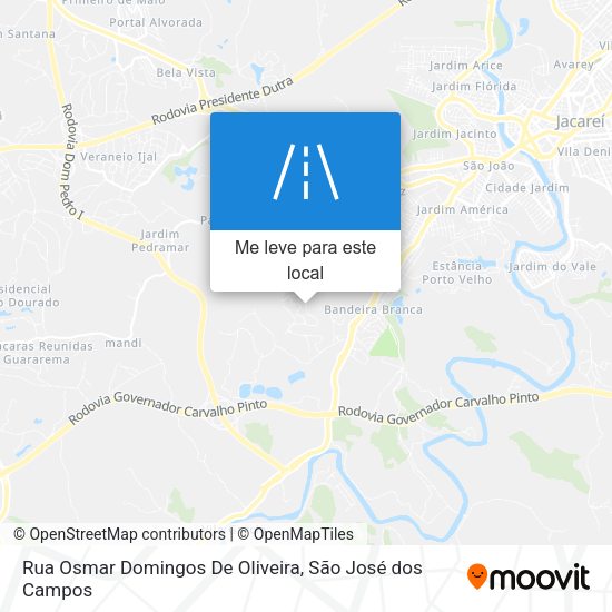 Rua Osmar Domingos De Oliveira mapa