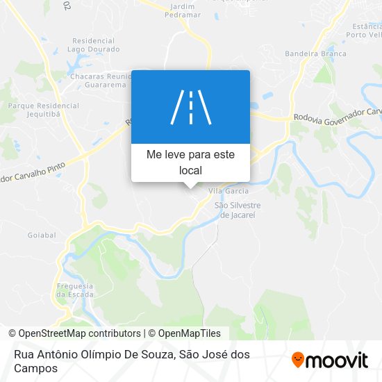 Rua Antônio Olímpio De Souza mapa