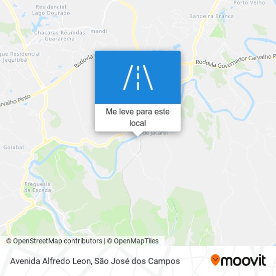 Avenida Alfredo Leon mapa