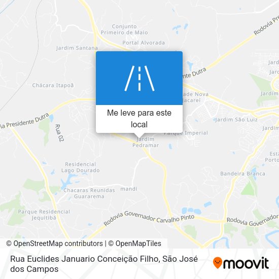 Rua Euclides Januario Conceição Filho mapa