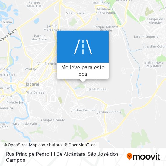 Rua Príncipe Pedro III De Alcântara mapa