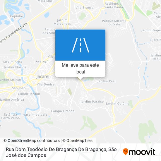 Rua Dom Teodósio De Bragança De Bragança mapa