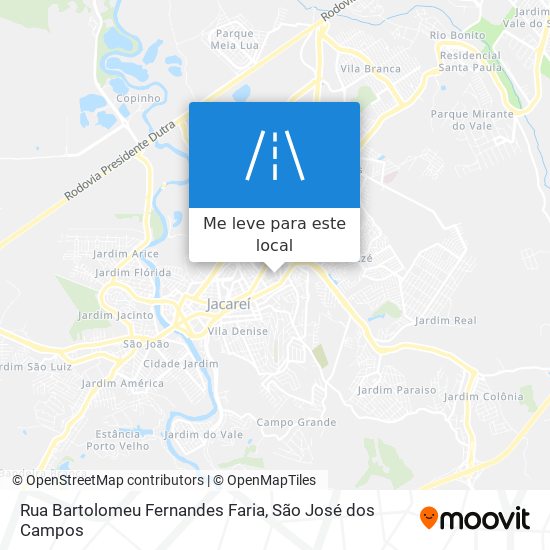 Rua Bartolomeu Fernandes Faria mapa