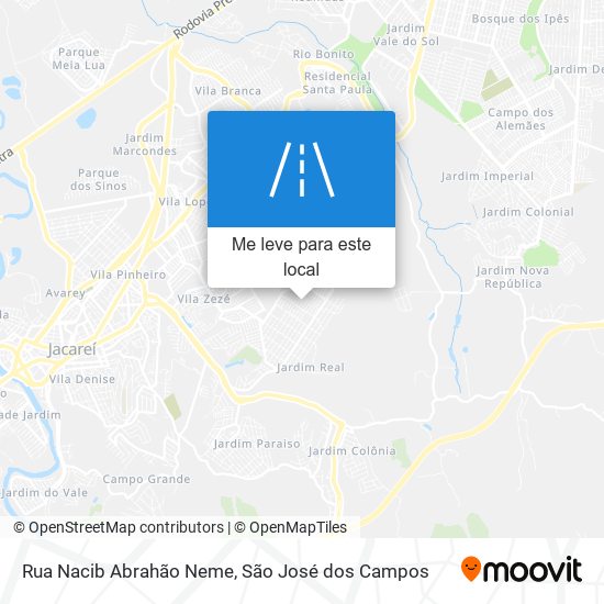 Rua Nacib Abrahão Neme mapa