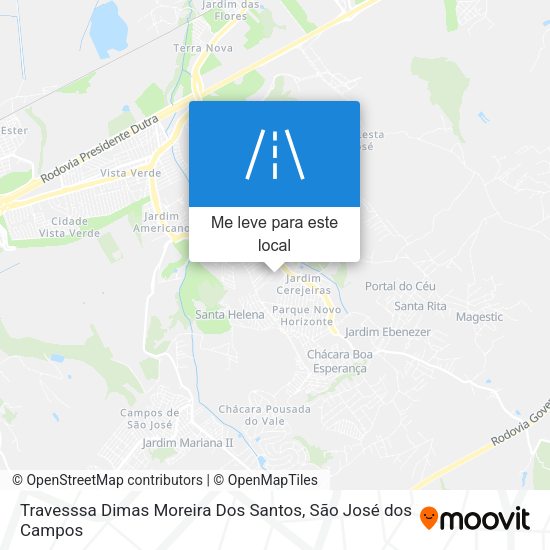 Travesssa Dimas Moreira Dos Santos mapa