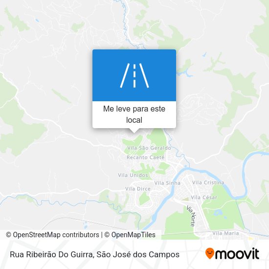 Rua Ribeirão Do Guirra mapa