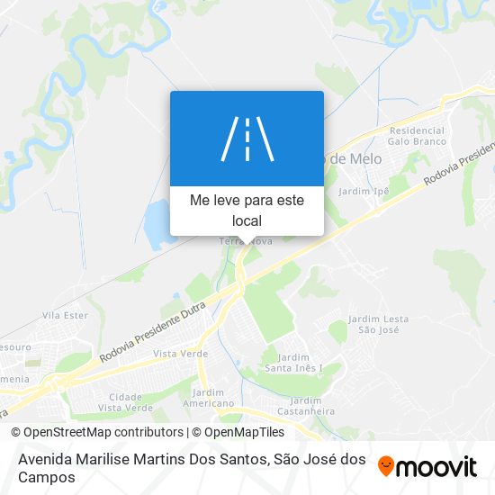 Avenida Marilise Martins Dos Santos mapa
