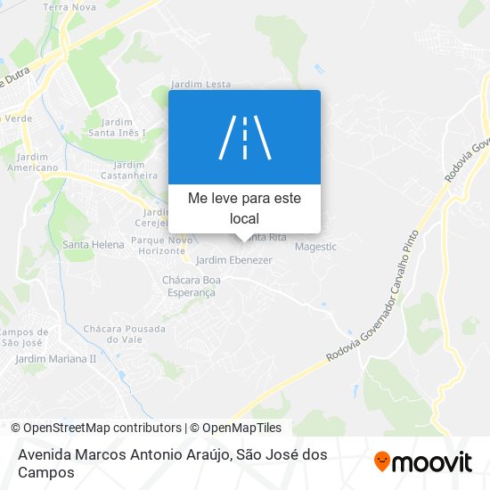 Avenida Marcos Antonio Araújo mapa