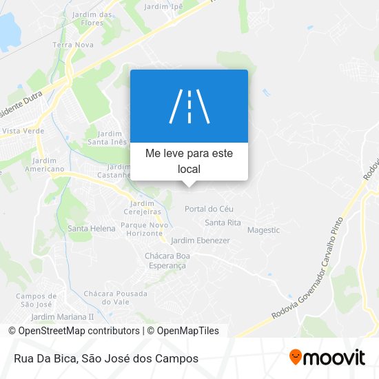 Rua Da Bica mapa