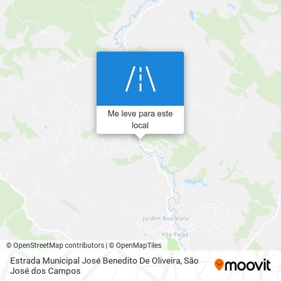 Estrada Municipal José Benedito De Oliveira mapa