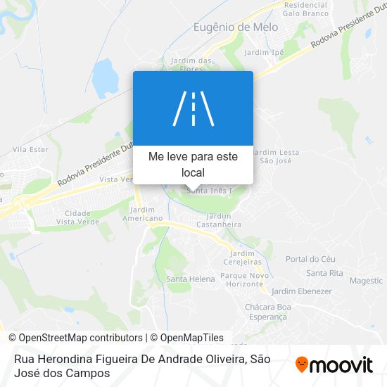 Rua Herondina Figueira De Andrade Oliveira mapa