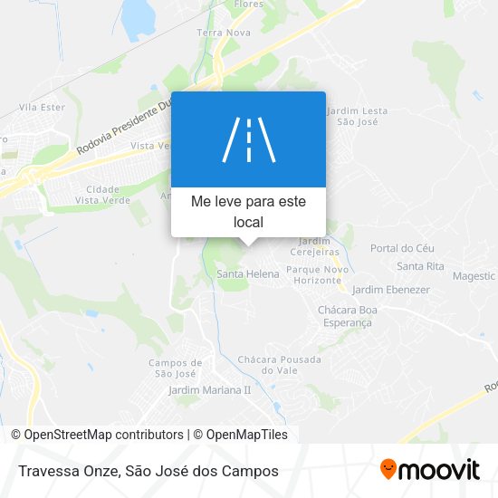 Travessa Onze mapa
