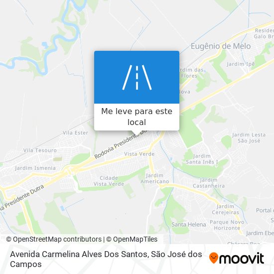 Avenida Carmelina Alves Dos Santos mapa