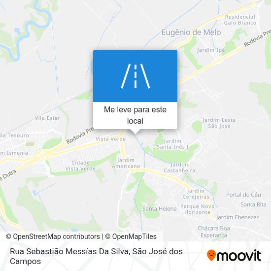 Rua Sebastião Messías Da Silva mapa