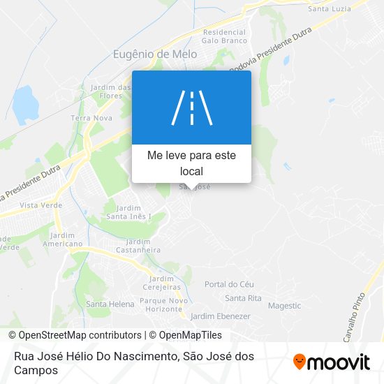 Rua José Hélio Do Nascimento mapa