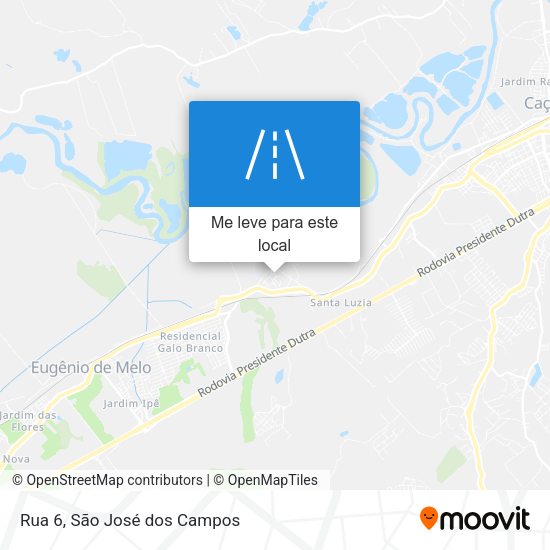 Rua 6 mapa