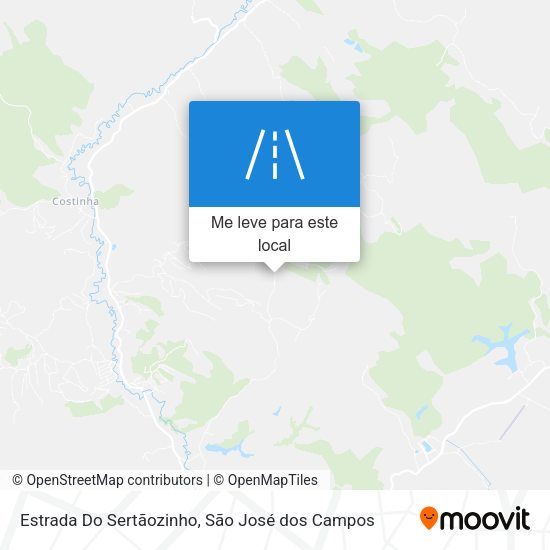 Estrada Do Sertãozinho mapa