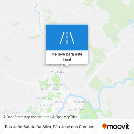 Rua João Batata Da Silva mapa