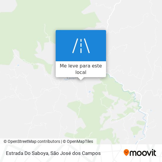 Estrada Do Saboya mapa