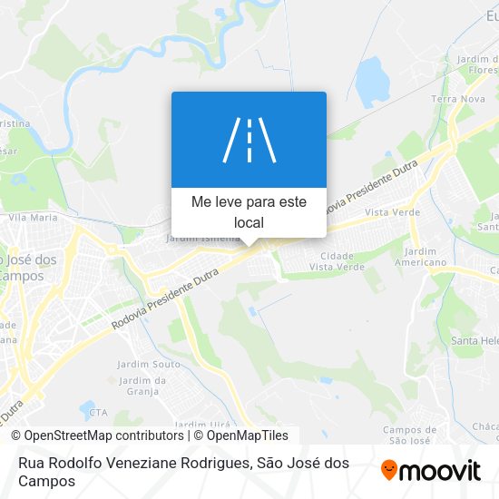 Rua Rodolfo Veneziane Rodrigues mapa