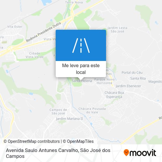 Avenida Saulo Antunes Carvalho mapa