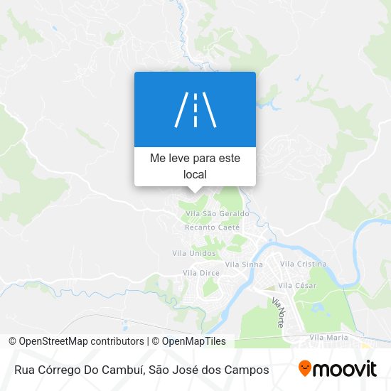 Rua Córrego Do Cambuí mapa