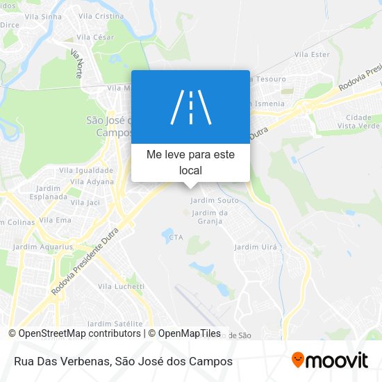 Rua Das Verbenas mapa