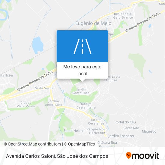 Avenida Carlos Saloni mapa