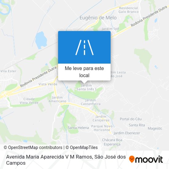 Avenida Maria Aparecida V M Ramos mapa