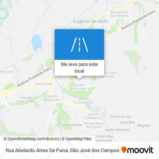 Rua Abelardo Alves De Paiva mapa