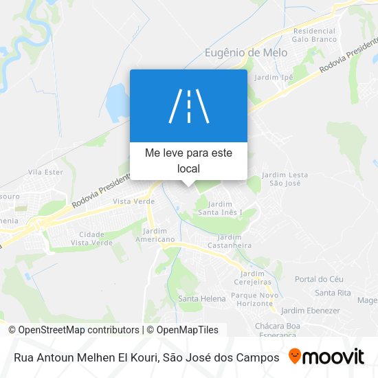 Rua Antoun Melhen El Kouri mapa