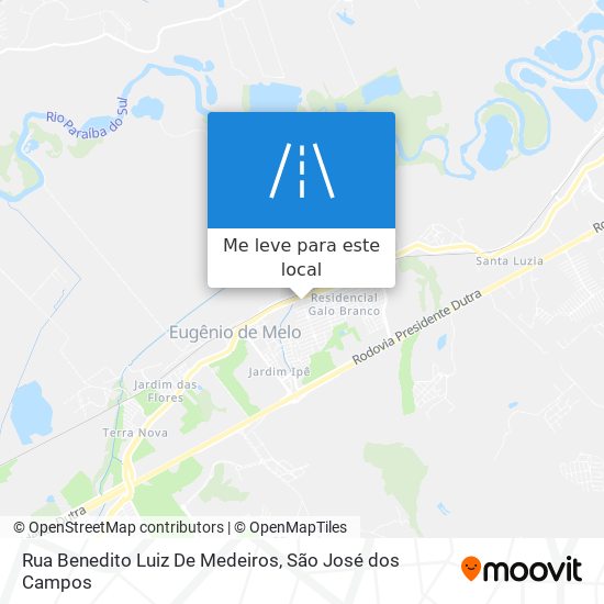 Rua Benedito Luiz De Medeiros mapa